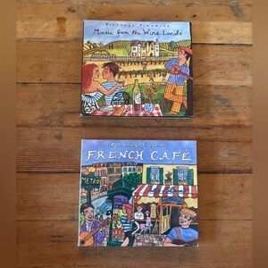 3/$20 French Café and Wine Lands Music CDs